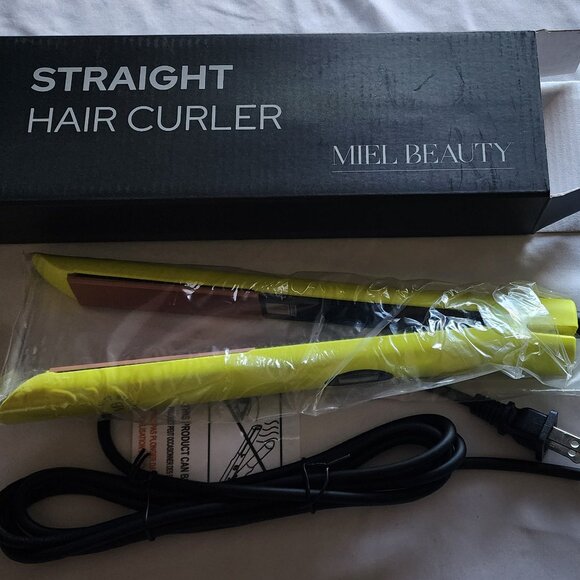 Miel Beauty Professional Hair Straightener Curler (New in box, never used)